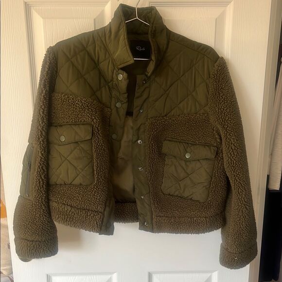 Rails Green Quilted Jacket Womens Small - Picture 2 of 5